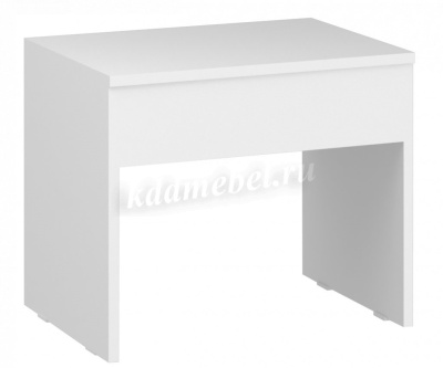 Тумба приставная Аврора (Белый)