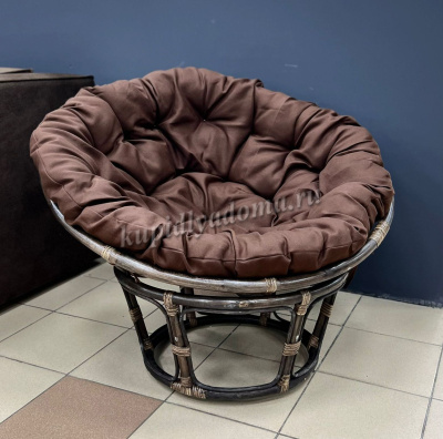 Кресло Papasan (Ротанг №7, ткань Matador 010)