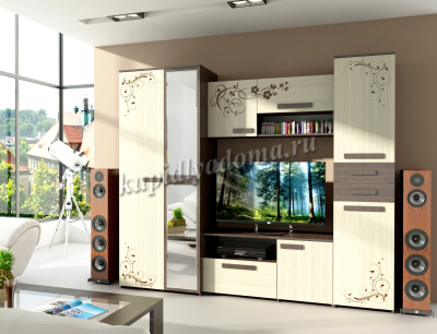 Гостиная Новелла (Венге/Дуб млечный)