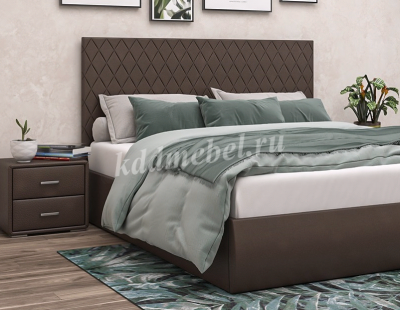 Кровать Стелла 1.6 с подъемным механизмом (Микровелюр/Бежевый)