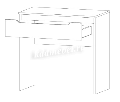 Стол туалетный Британа (Кашемир)