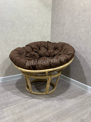 Кресло Papasan (Ротанг №4, ткань Matador 010)