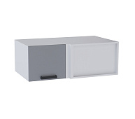 Шкаф верхний глубокий угловой УВГ кухня Кампео (Белый/Кофе-софт)