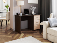 Стол Письменный СИти 1_венге_дуб молочный Стол Письменный СИти 1_венге_дуб молочный