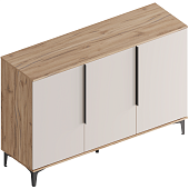 Комод Сицилия 3-ств. (Дуб альпийский/Тефия)