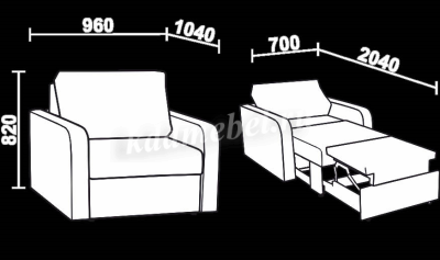 Кресло-кровать Нео-1 БД (2 кат.)