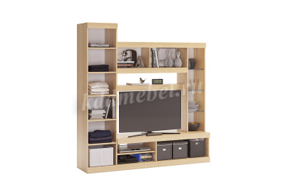 Гостиная Макси (Дуб сонома/Белое дерево)