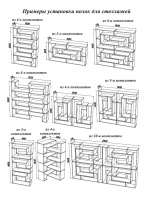 Примеры стеллажей