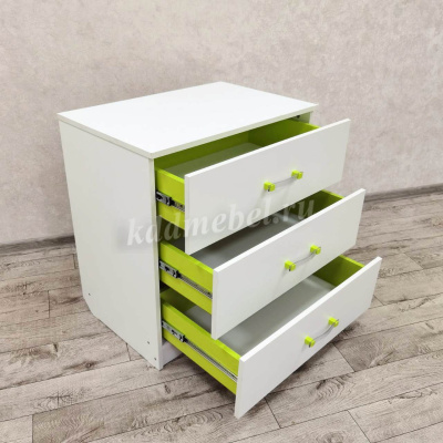 Комод Смарти (Белый/Лайм)