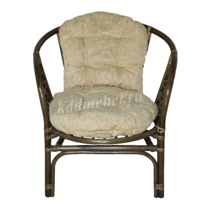 Кресло RJG-Bahama (Ротанг №6, ткань Mulan 141)