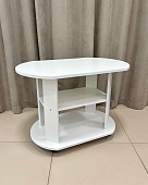 Стол журнальный Консул-2 (Белый шагрень)