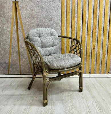 Кресло Bahama (Ротанг №6, ткань Mulan 160)