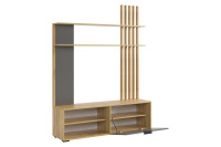 Гостиная Бери дуб крафт золотой графит открытый копия