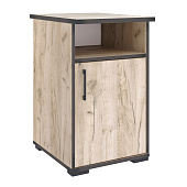 Тумба 1 дверь Гермес Лофт Тм77 (Дуб крафт серый)