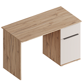 Стол  письменный Сицилия правый (Дуб альпийский/Тефия)