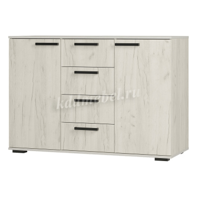 Комод Стандарт-2 NEW (Дуб крафт белый)