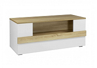 Тумба ТВ Микс-2 (Цемент темный/Белый)