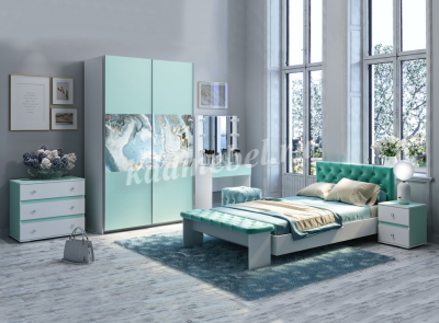 Комод Тифани КМ-07 (Кенди/Белый)