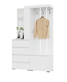 Прихожая Хелен ПР 01 (Шагрень белый)