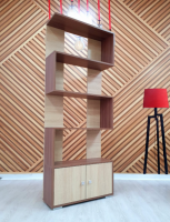 Ромео-2 стеллаж ясень шимо темный дуб сонома