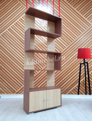 Стеллаж Ромео-2 (Ясень шимо темный/Дуб сонома)