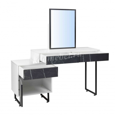 Трюмо Вита-10 (Белый/Камень пьетра)