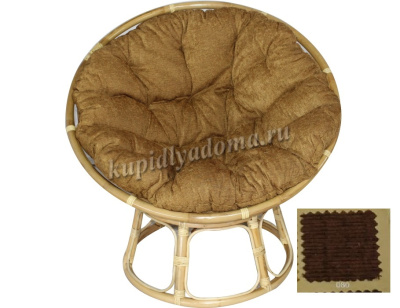 Кресло RJG-Papasan (Ротанг №4, ткань Mulan 080)