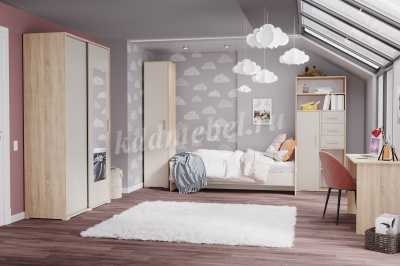 Тумба выкатная Бланка (Дуб сонома/Кашемир)