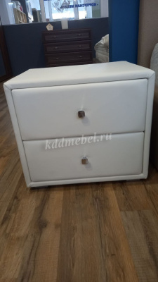 Тумба прикроватная Твист (Экокожа/Белая)