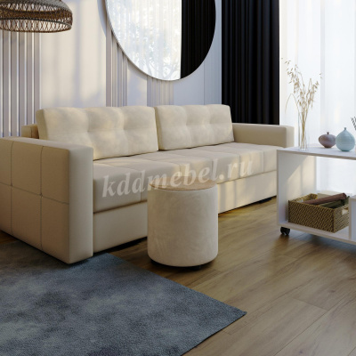 Пуф Пай (Бежевый/Дуб канадский)