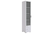 Шкаф Зефир однодверный 107.03 (Белое дерево/Белый)