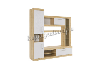 Мини-гостиная Макси (Дуб сонома/Белое дерево)