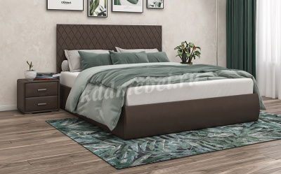 Кровать Стелла 1.6 с подъемным механизмом (Микровелюр/Бежевый)