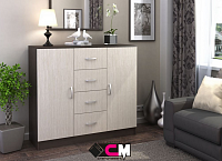 Комод Басса КМ-555-М (Венге/Дуб белфорт)