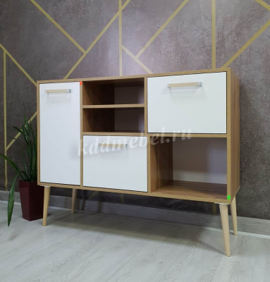 Комод Фиджи (Дуб крафт/Белый)