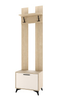 Вешалка 600 + Тумба 600 1С Сатин