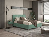 Кровать Индиго 1.8 с подъемным механизмом (Микровелюр/Нефрит)