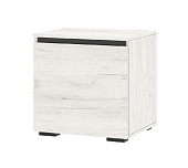 Тумба Гретта 500 (Дуб крафт белый/Антрацит)