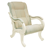 Кресло для отдыха Сенатор Модель 71 (Светлый дуб/Экокожа Бежевый Polaris beige)