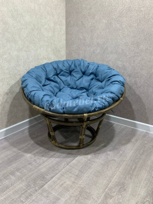 Кресло Papasan (Ротанг №6, ткань Matador 020)