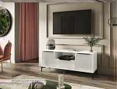 Тумба ТВ Кимберли 1350 (Белый/Белый глянец)