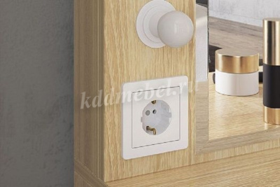 Трюмо Зара NEW (Дуб сонома/Белый)